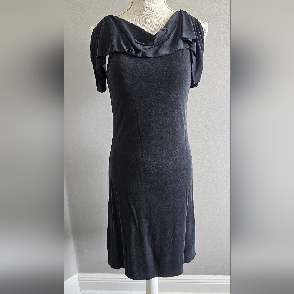 BCBGMaxAzria Charcoal Midi Dress